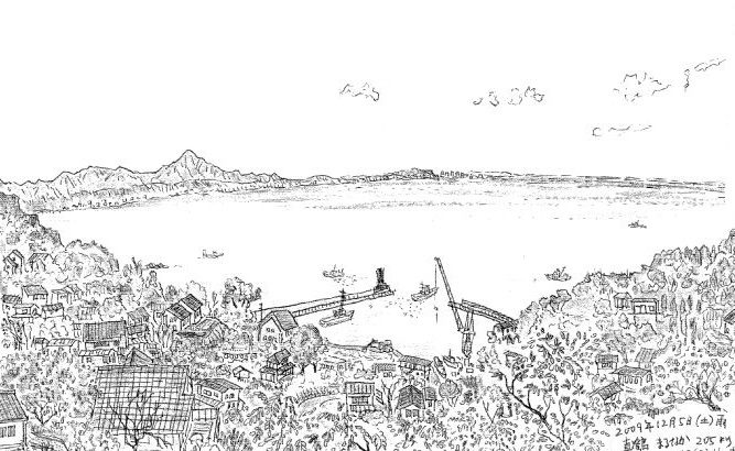 【ラクガキ旅日記１】真鶴半島には日本の自然の縮図がある