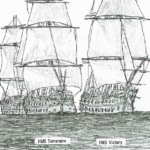ウィリアム・ターナーが描いた戦艦テメレーア号の知られざるその活躍